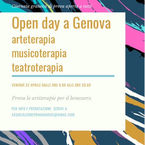 Open day Artiterapie a Genova