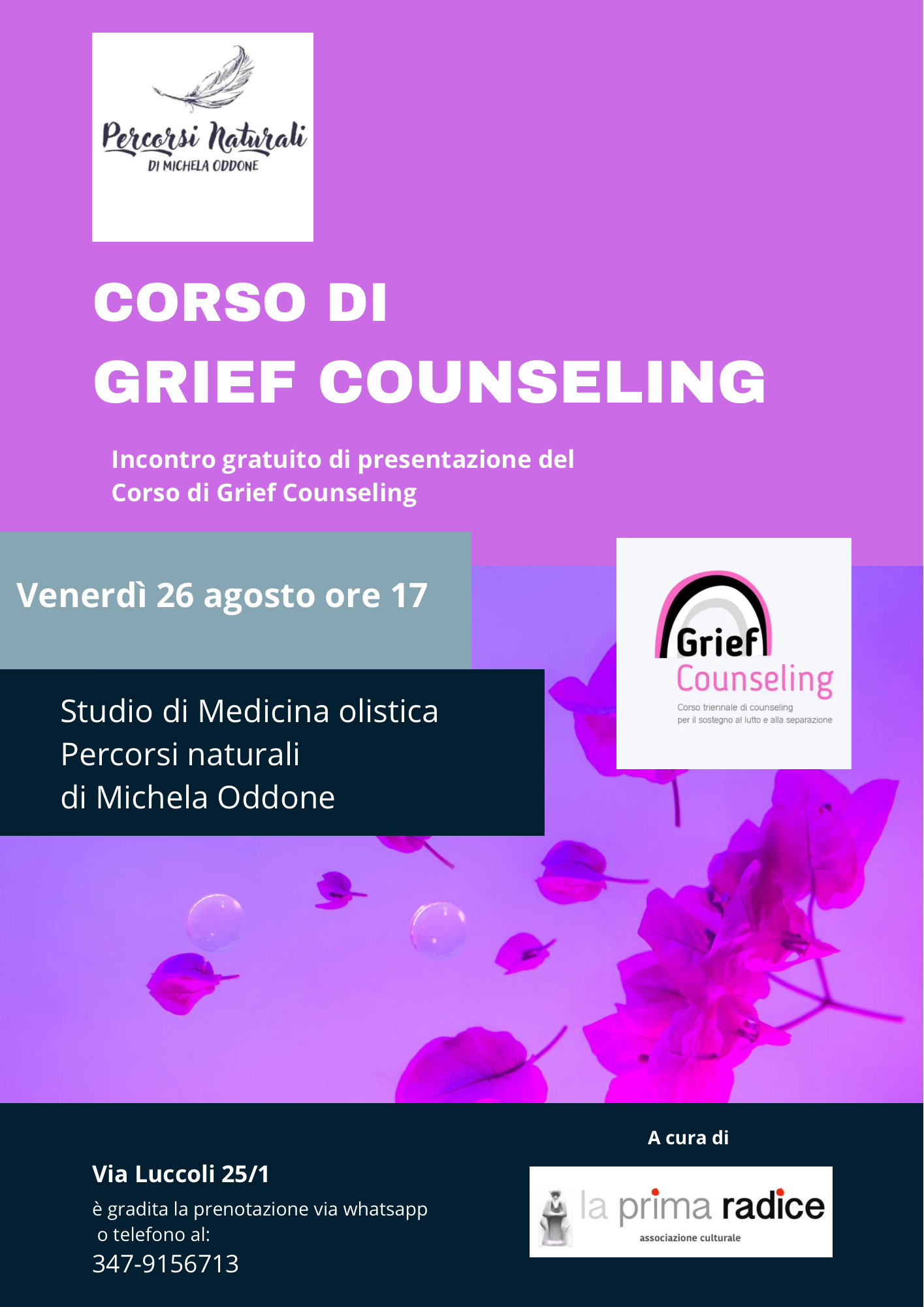 Incontro gratuito Grief Counseling